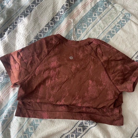 lulu swiftly tech-worn once,cheetah like patter of brown w pink! - Picture 4 of 4